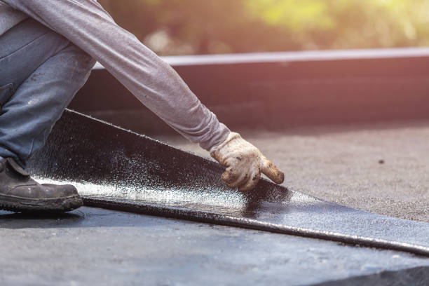 Professional Crawl Space Encapsulation technician working in Broadway, OH